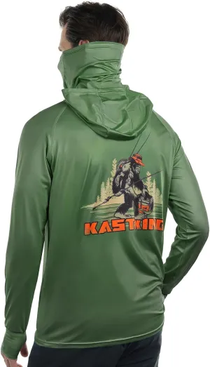 KastKing Sun Tamer Performance Fishing Hoodie, UPF 50 Sun Protection Shirt, Built-in Neck Gaiter, HYDROCOOLING Cooling Fabric