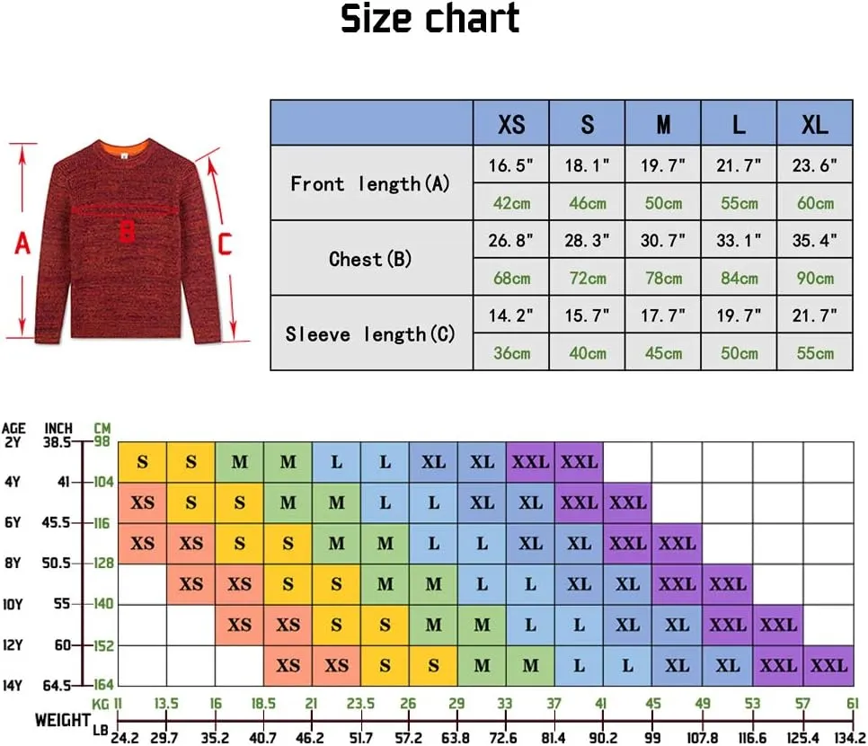 Kid Nation Boys Sweater Soft Cotton Kids Sweater for Boy 3-14 Years