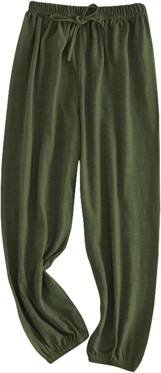Kids Baggy Pants Toddler Straight Wide Leg Pants Loose Casual Joggers Boy Girl Cotton Solid Color Breathable Sweatpants