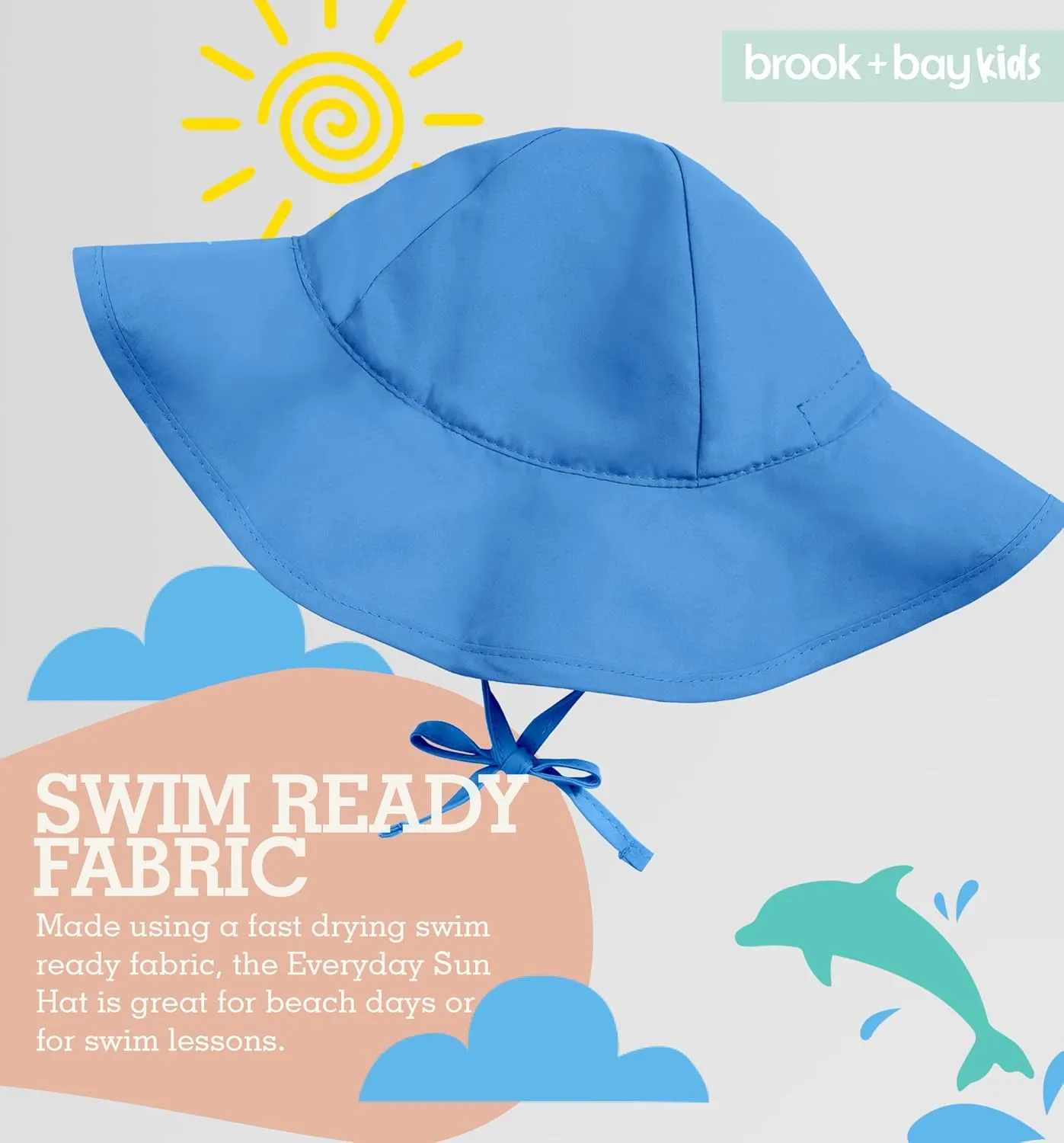 Kids Sun Hat - Toddler Beach Hat, Girls Sun Hat, Sun Hat Toddler, Kids Beach Hat - Kids Sun Hat Boys & Girls with Wide Brim