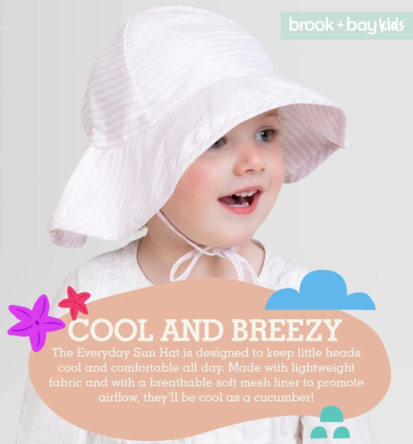 Kids Sun Hat - Toddler Beach Hat, Girls Sun Hat, Sun Hat Toddler, Kids Beach Hat - Kids Sun Hat Boys & Girls with Wide Brim