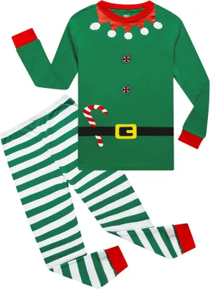 KikizYe Little Big Boys Girls Pajamas Set Kids PJs 100% Cotton Sleepwear