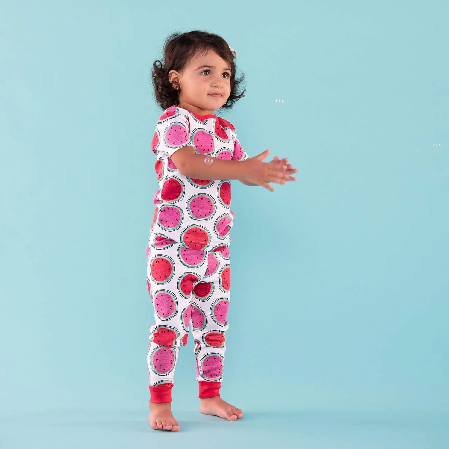 Lamaze Baby Girls' Short Sleeve Tight Fit Sleepwear