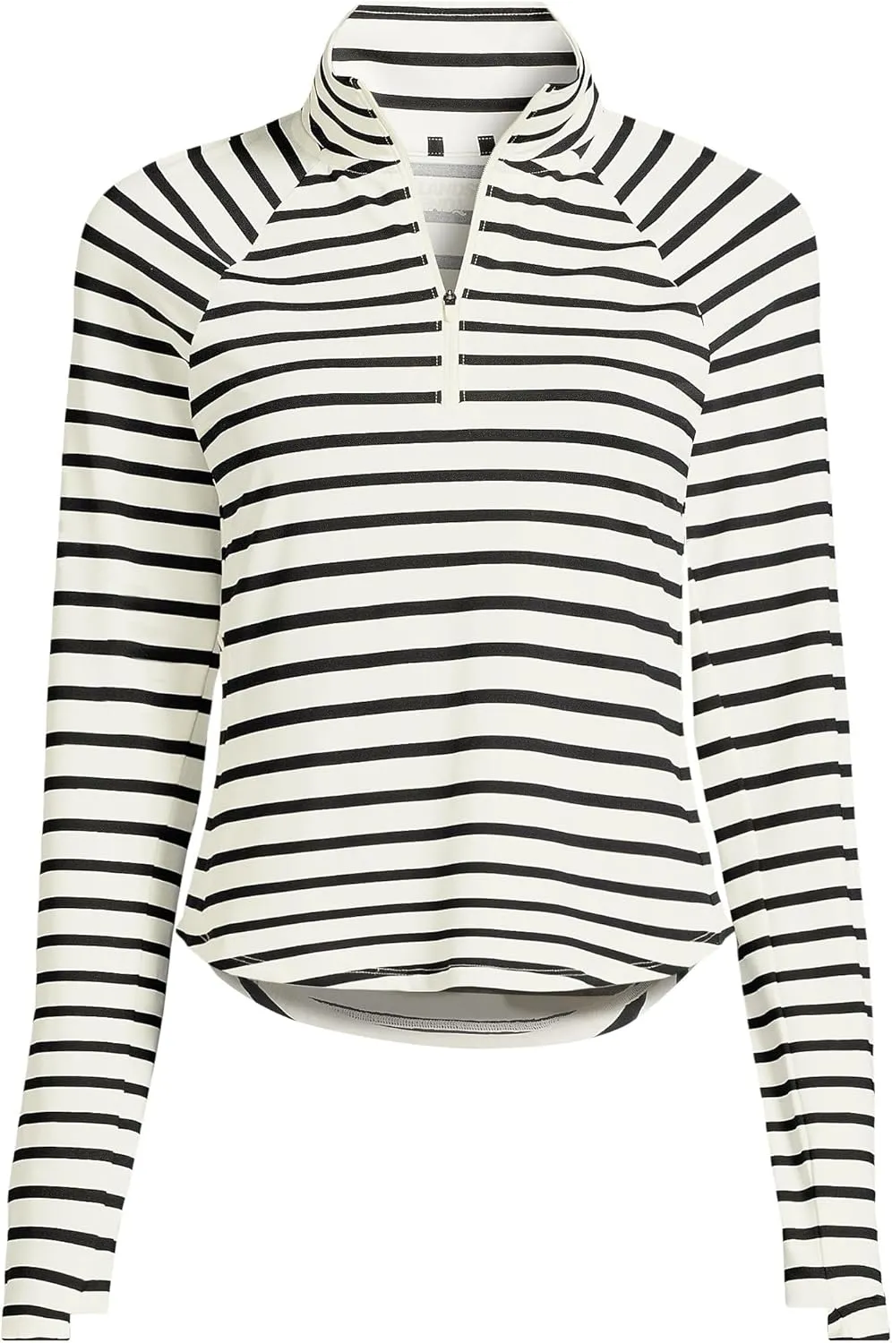 Lands' End Women's Long Sleeve Rash Guard Cover-up UPF 50