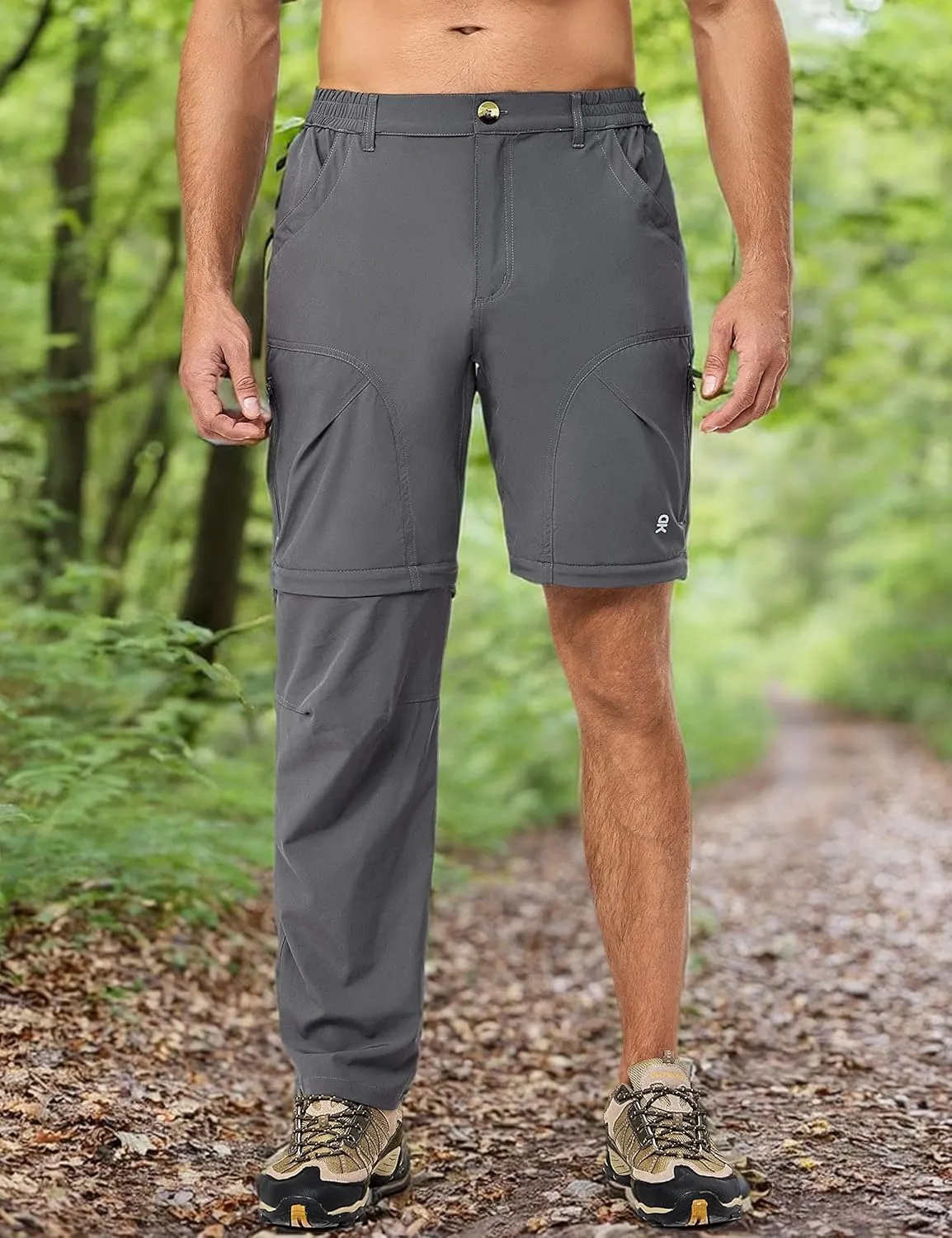Little Donkey Andy Men's Stretch Convertible Pants Zip-Off Lightweight Quick-Dry Hiking Fishing Travel Pants