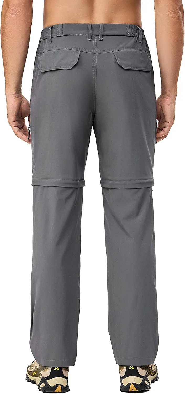 Little Donkey Andy Men's Stretch Convertible Pants Zip-Off Lightweight Quick-Dry Hiking Fishing Travel Pants