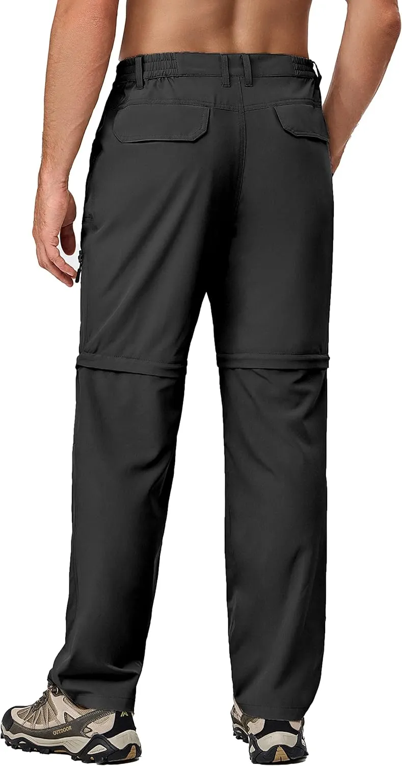 Little Donkey Andy Men's Stretch Convertible Pants Zip-Off Lightweight Quick-Dry Hiking Fishing Travel Pants