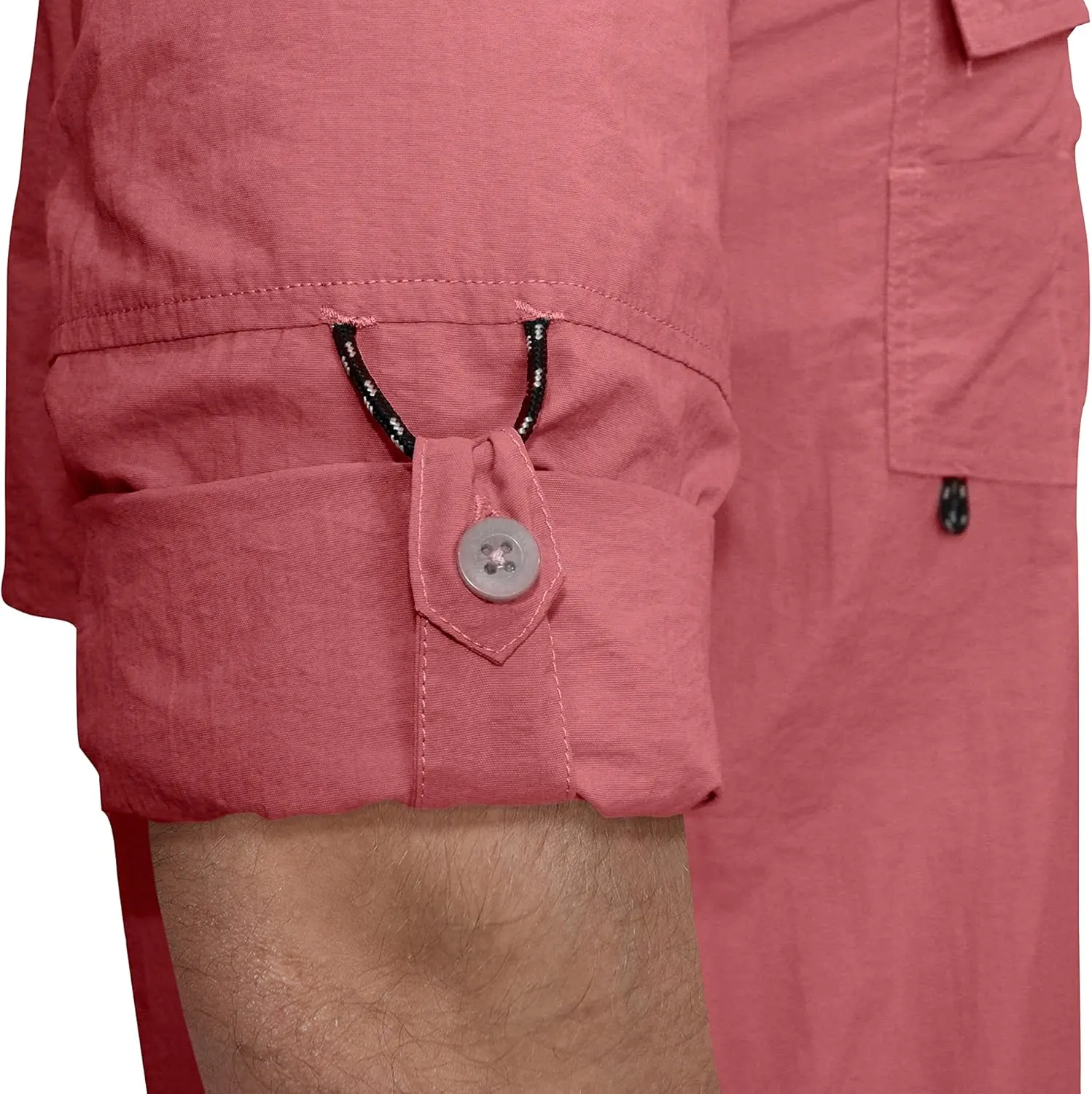 Little Donkey Andy Men's UPF 50  UV Protection Shirt, Long Sleeve Fishing Hiking Shirt