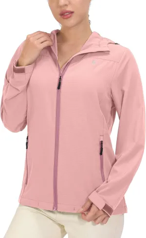 Little Donkey Andy Women's Sun Protection Hoodie Jackets Long Sleeve UPF50  Shirts Hiking Travel Camp Air Holes Full Zip
