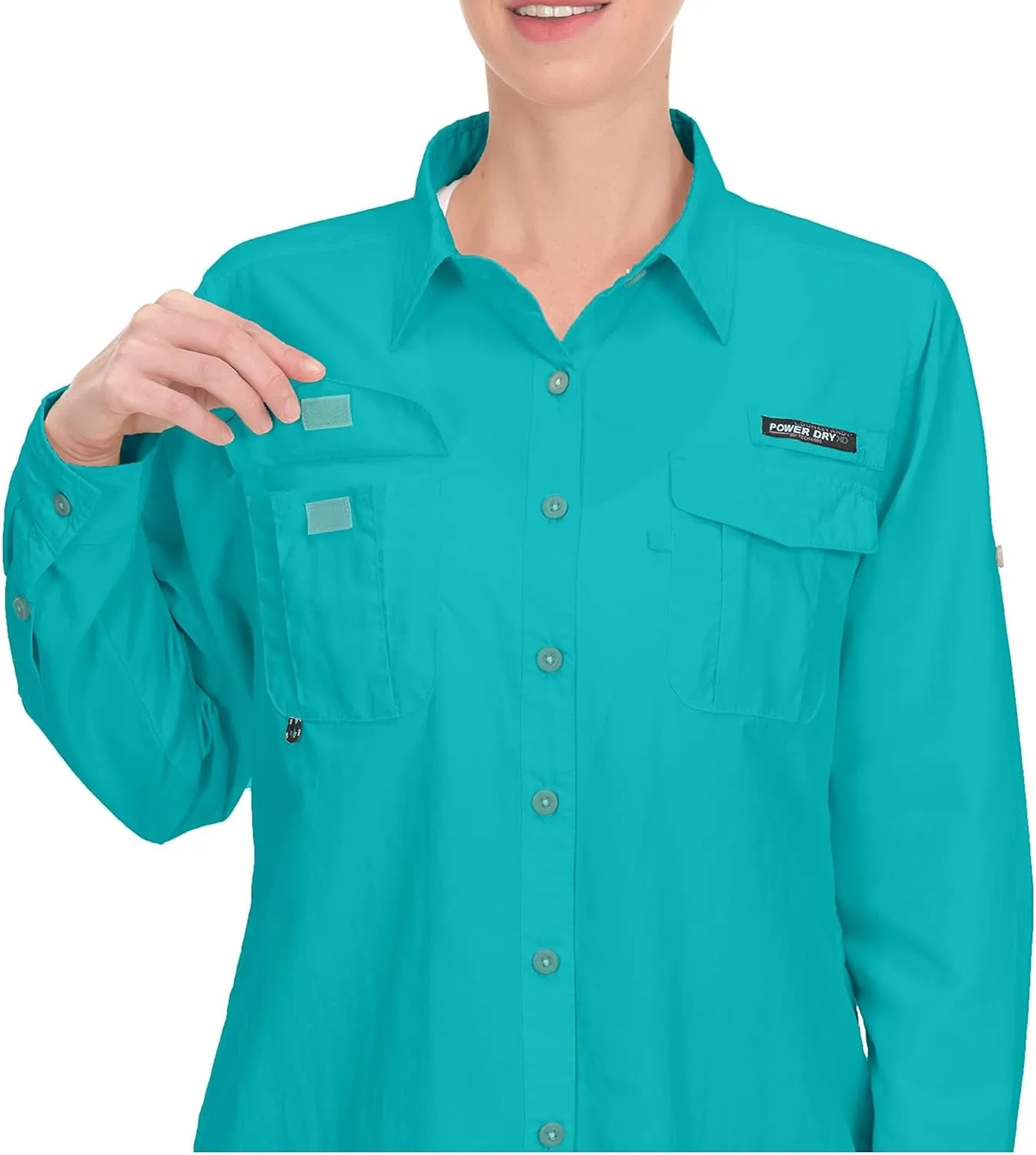 Little Donkey Andy Women's UPF 50  UV Protection Shirt, Long Sleeve Fishing Shirt, Breathable and Fast Dry