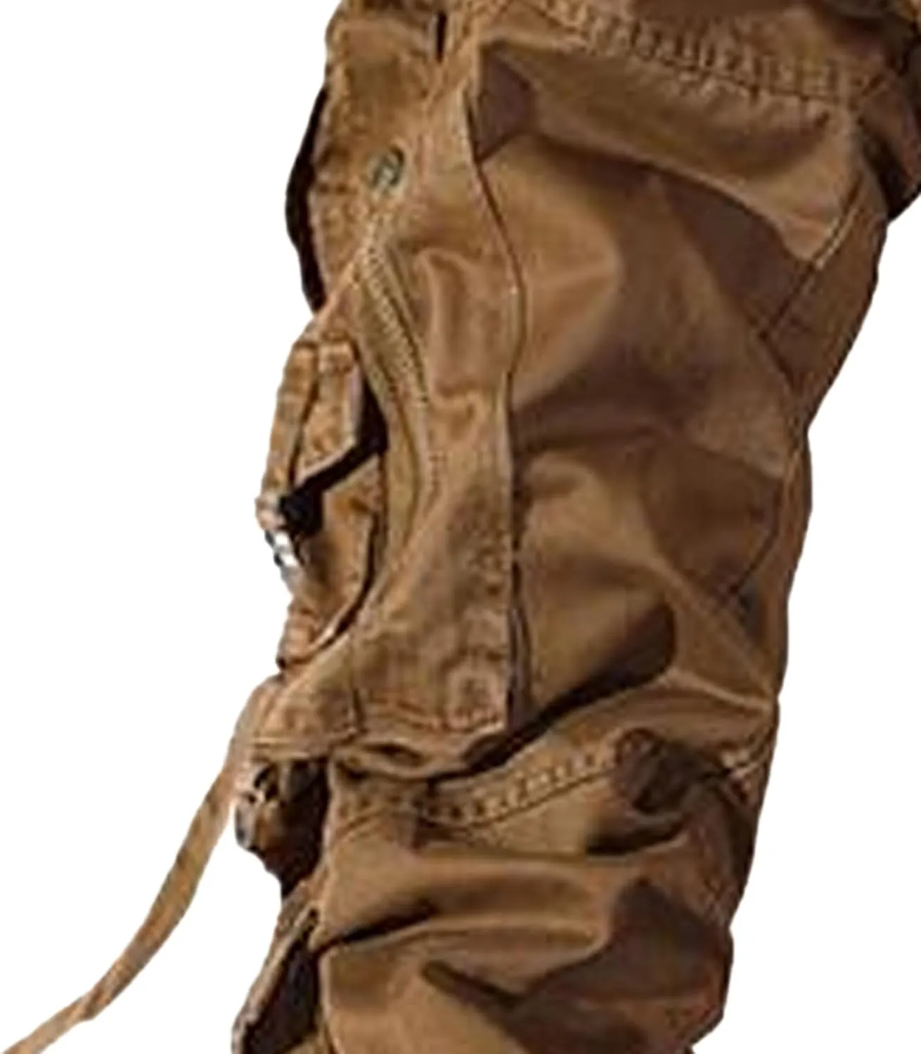 Maiyifu-GJ Men's Casual Cargo Pants Workout Joggers Pants Lightweight Multi-Pockets Cargo Sweatpants Athletic Hiking Trousers
