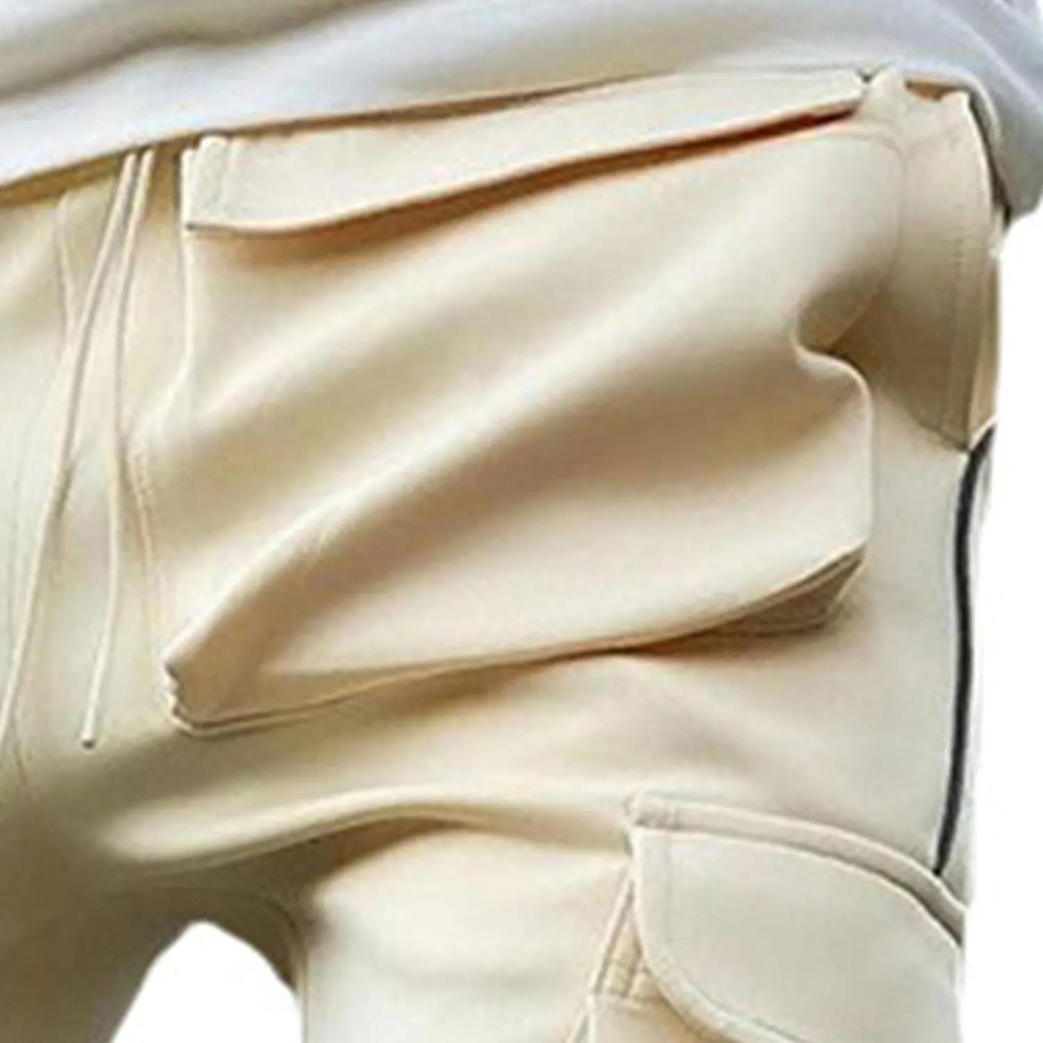 Maiyifu-GJ Men's Multi-Pockets Cargo Joggers Pants Fashion Casual Stretch Drawstring Sweatpants Athletic Hiking Trousers