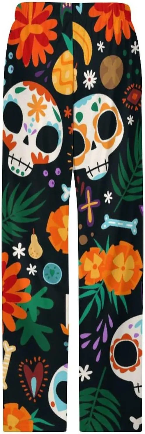 Men Pajama Pants Trouser Lounge Pants Sleepwear with Pockets (S-5XL)