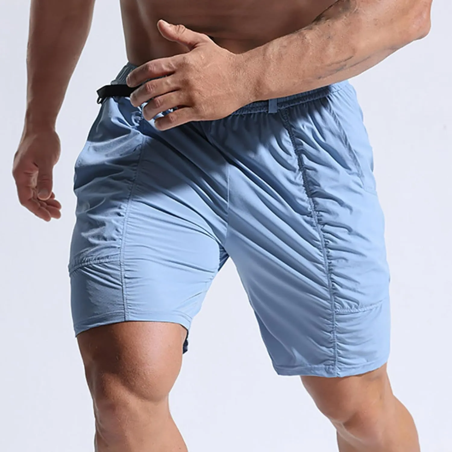 Men's Athletic Shorts Quick Dry Workout Gym Shorts Mens Running Shorts Summer Boys Casual Beach Shorts Breathable Fit