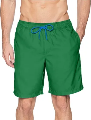 Mens Big and Tall Quick Dry Swim Trunks with Mesh Lining Drawstring Summer Beach Board Shorts Swimwear Bathing Suits