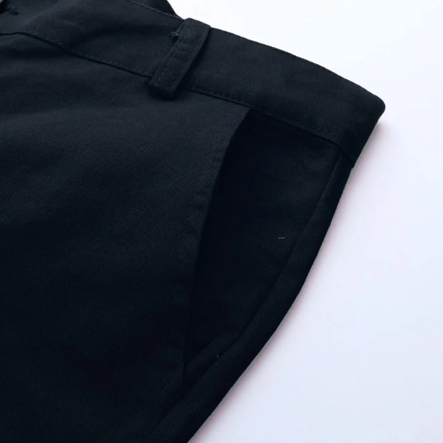 Mens Casual Outdoor Pants Lightweight Cotton Twill Elastic Waist Tapered Joggers Chino Pants with Pockets