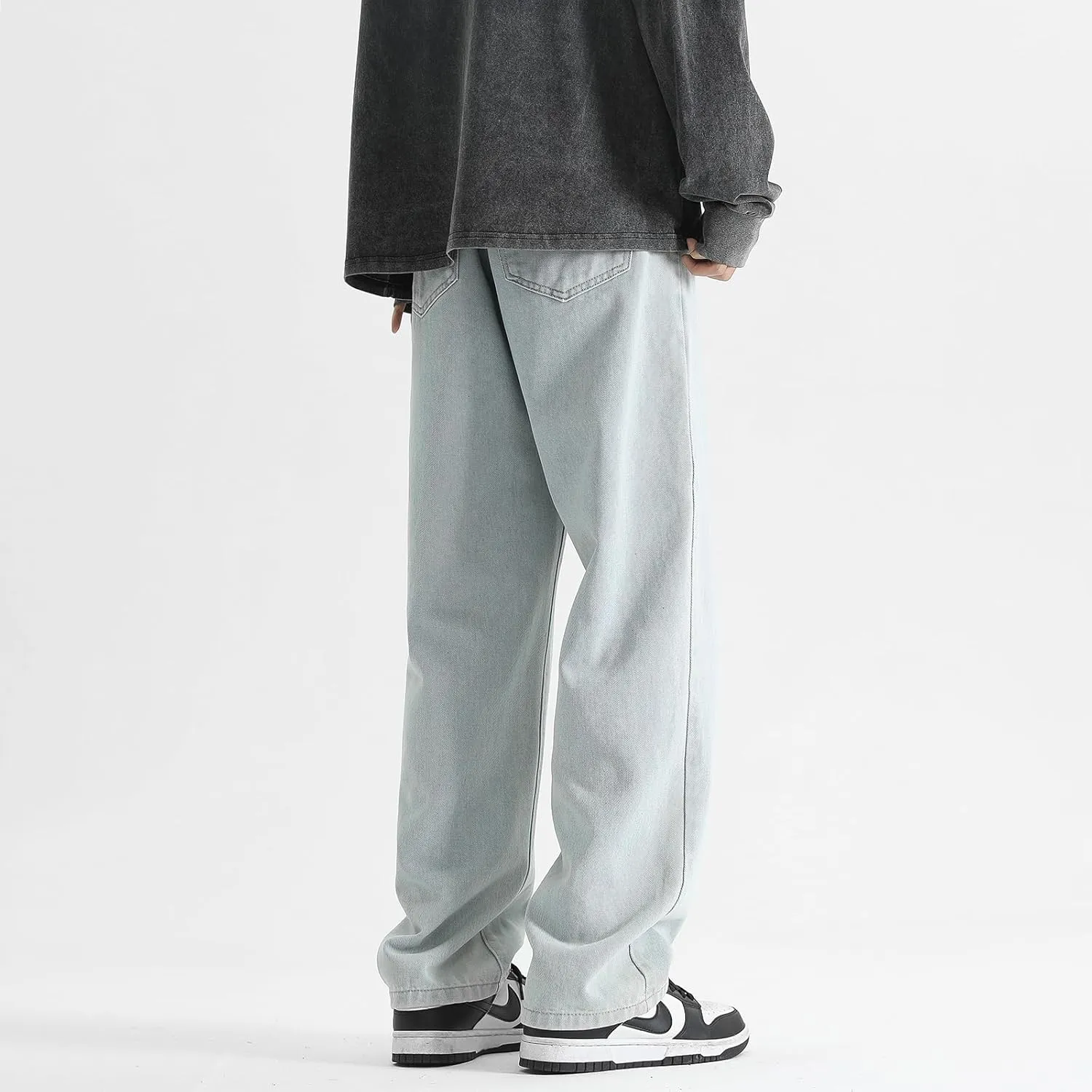 Men's Jeans Casual Athletic Pants Outdoor Work Clothing Breathable Loose Version