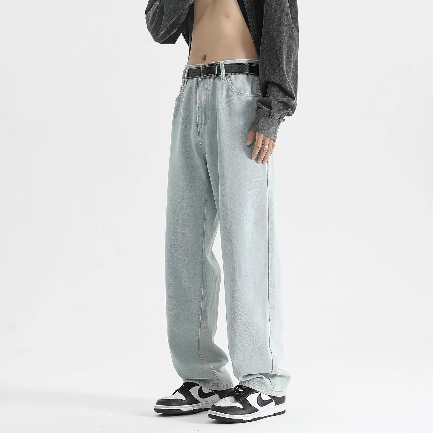 Men's Jeans Casual Athletic Pants Outdoor Work Clothing Breathable Loose Version