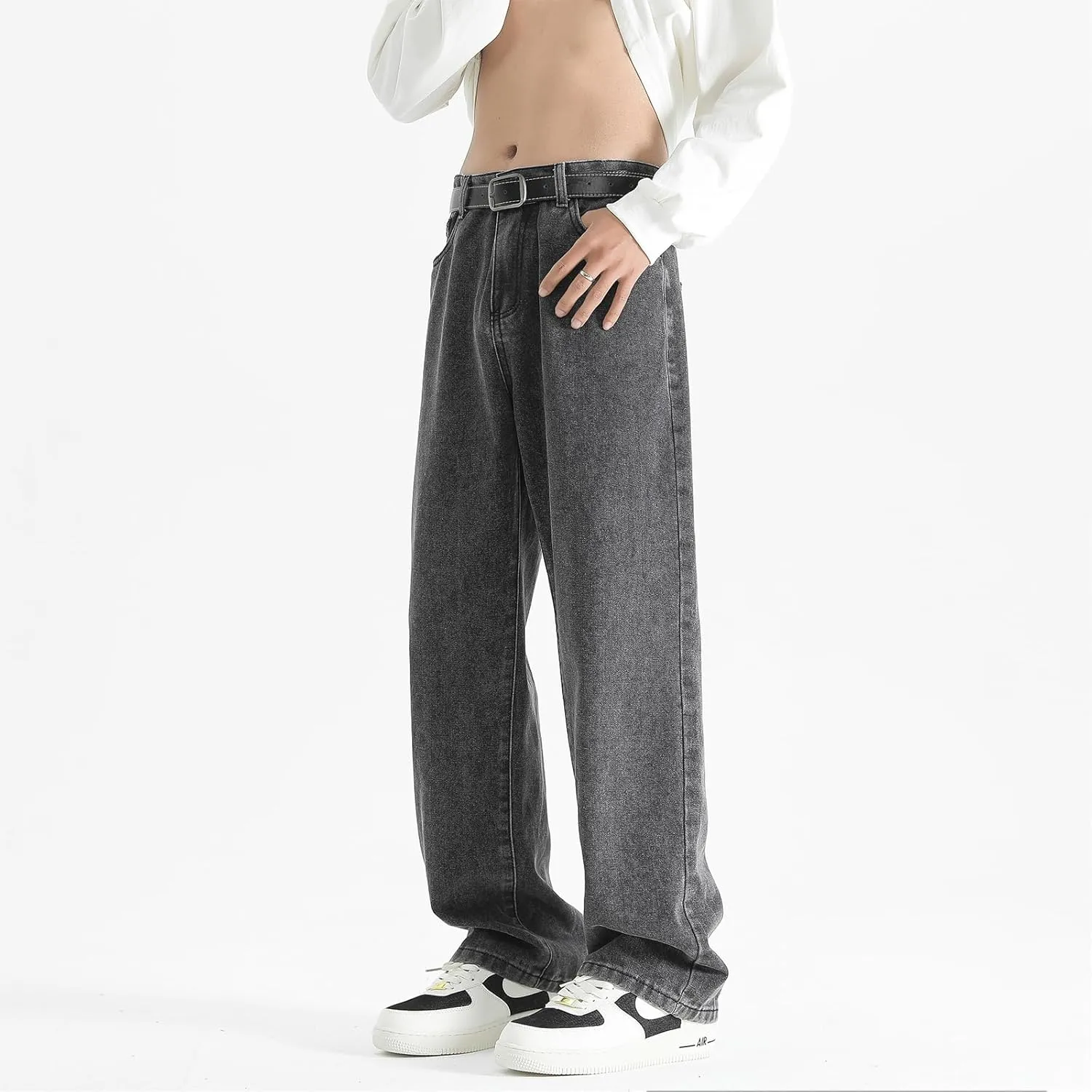 Men's Jeans Casual Athletic Pants Outdoor Work Clothing Breathable Loose Version