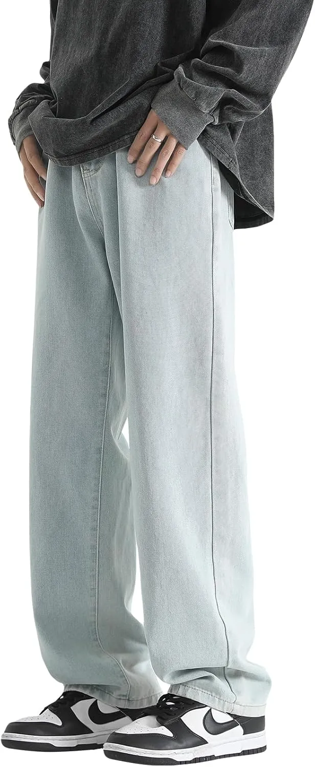 Men's Jeans Casual Athletic Pants Outdoor Work Clothing Breathable Loose Version