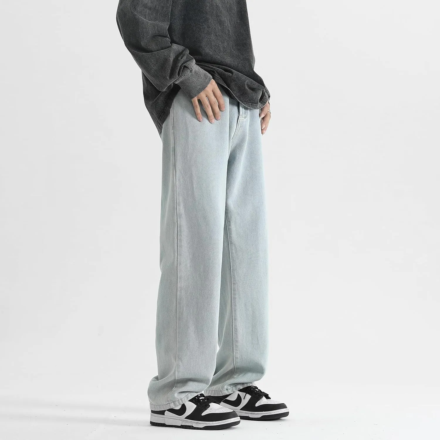Men's Jeans Casual Athletic Pants Outdoor Work Clothing Breathable Loose Version