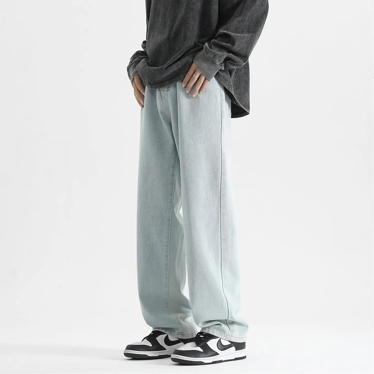 Men's Jeans Casual Athletic Pants Outdoor Work Clothing Breathable Loose Version