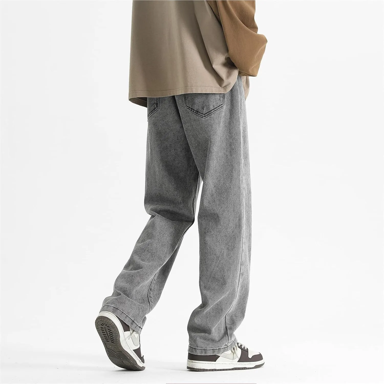 Men's Jeans Casual Athletic Pants Outdoor Work Clothing Breathable Loose Version