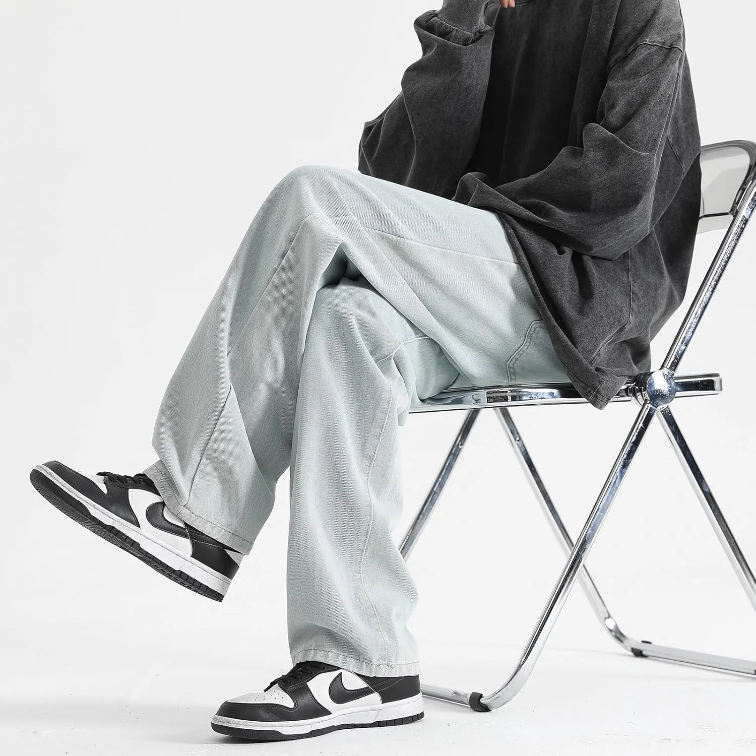 Men's Jeans Casual Athletic Pants Outdoor Work Clothing Breathable Loose Version