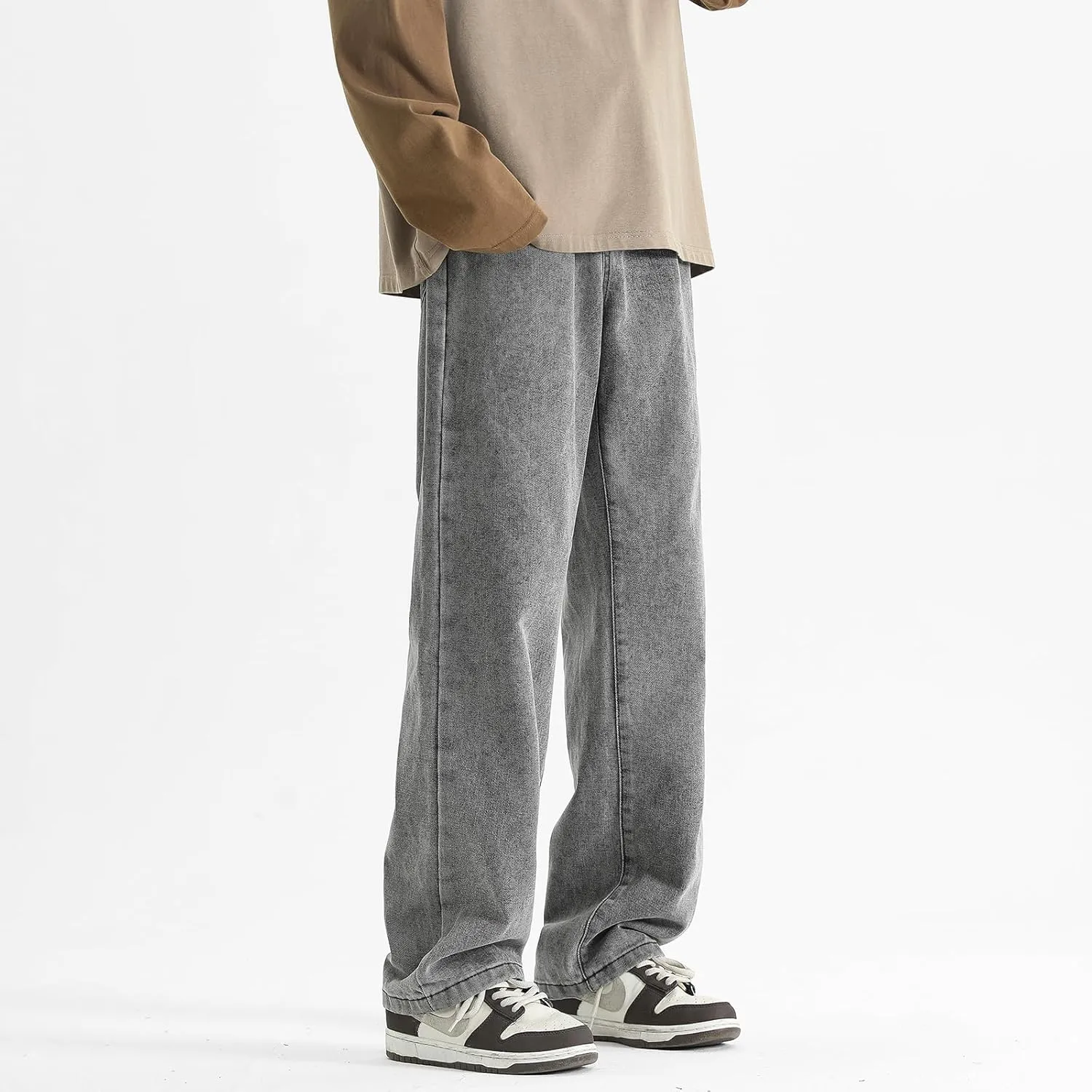 Men's Jeans Casual Athletic Pants Outdoor Work Clothing Breathable Loose Version