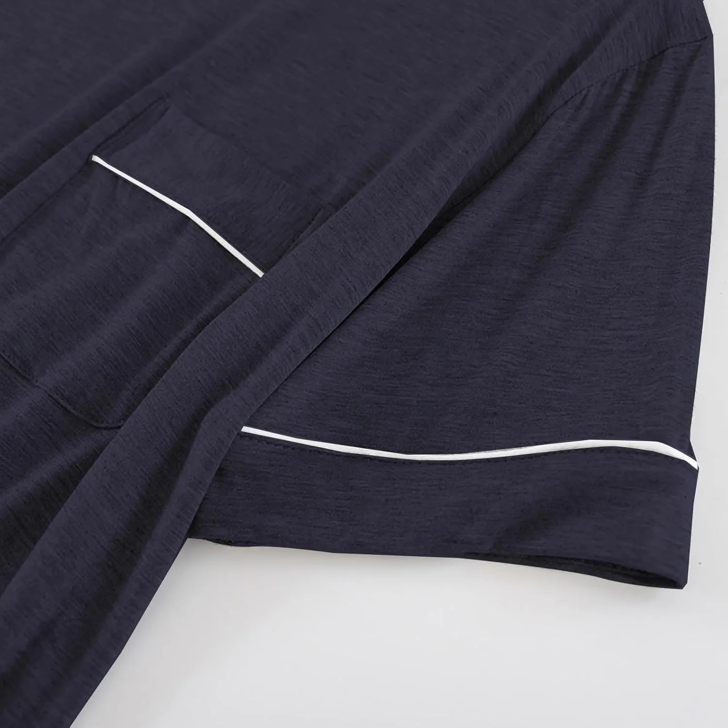 Mens Mordal Sleep T-Shirt V-Neck Pajamas Casual Loose Fit Undershirts Base Layer Tops Short Sleeve Loungewear