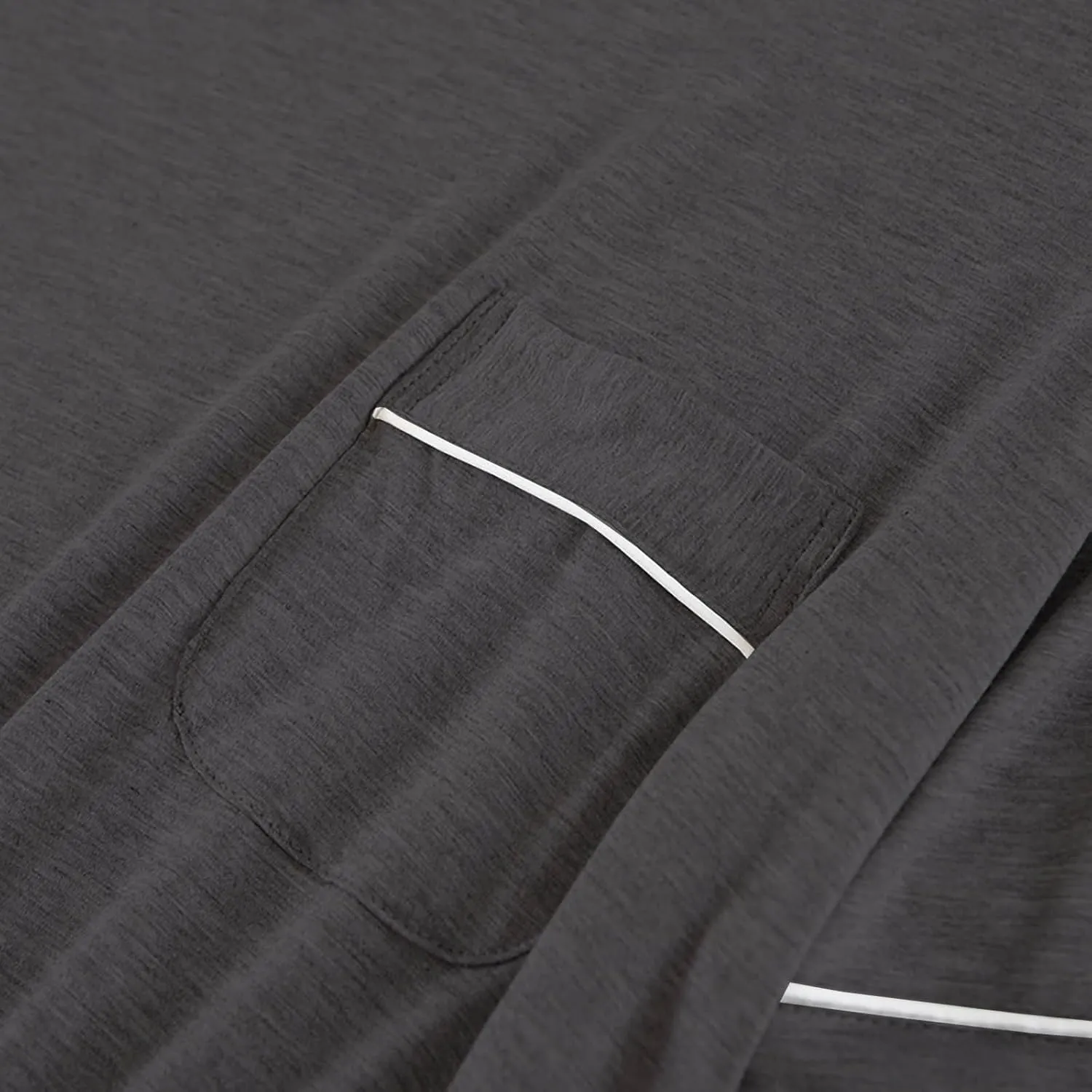 Mens Mordal Sleep T-Shirt V-Neck Pajamas Casual Loose Fit Undershirts Base Layer Tops Short Sleeve Loungewear