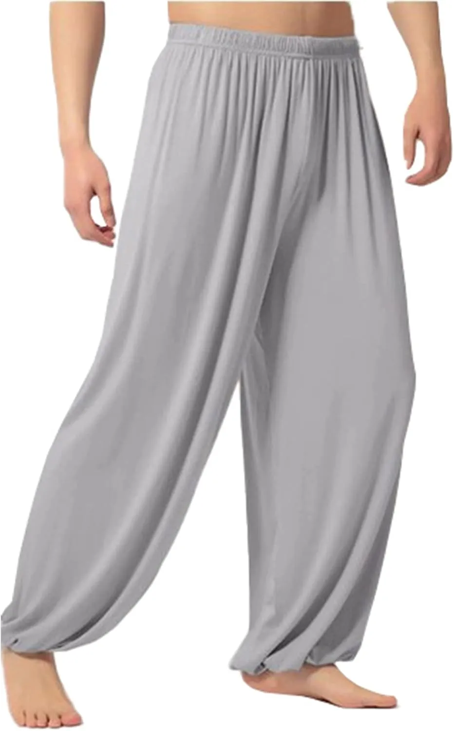 Mens Pajama Pants Modal Pajama Bottoms Plus Size Lightweight Loose Fit Lounge Pants PJ Sleepwear 2 Pockets