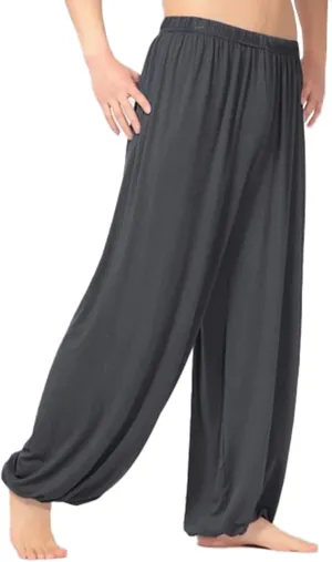 Mens Pajama Pants Modal Pajama Bottoms Plus Size Lightweight Loose Fit Lounge Pants PJ Sleepwear 2 Pockets
