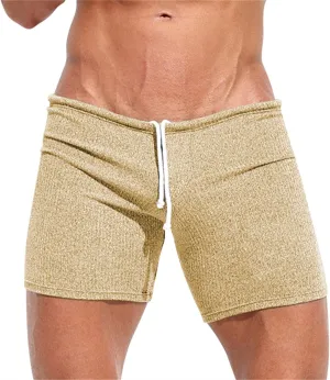 Mens Sexy Shorts Lightweight Muscle Tight Casual Lightweight Stretch Athletic Trunks Combat Track Workout Fitness Pant