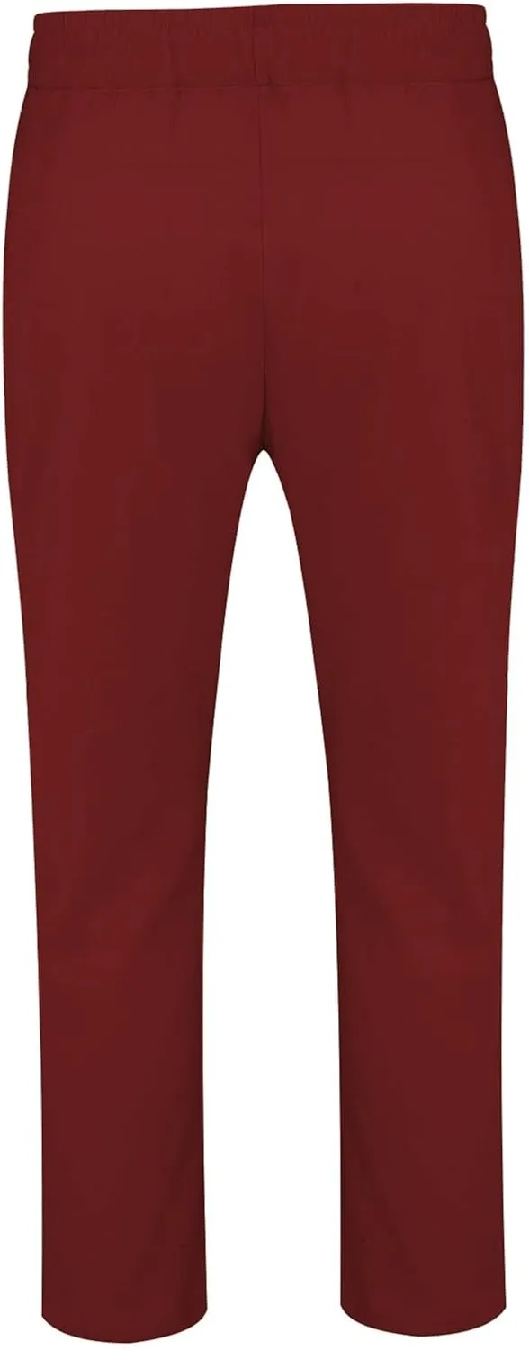 Men's Summer Beach Linen Pants Lightweight Casual Pants Elastic Waist Drawstring Trousers Outdoor Vacation Slacks