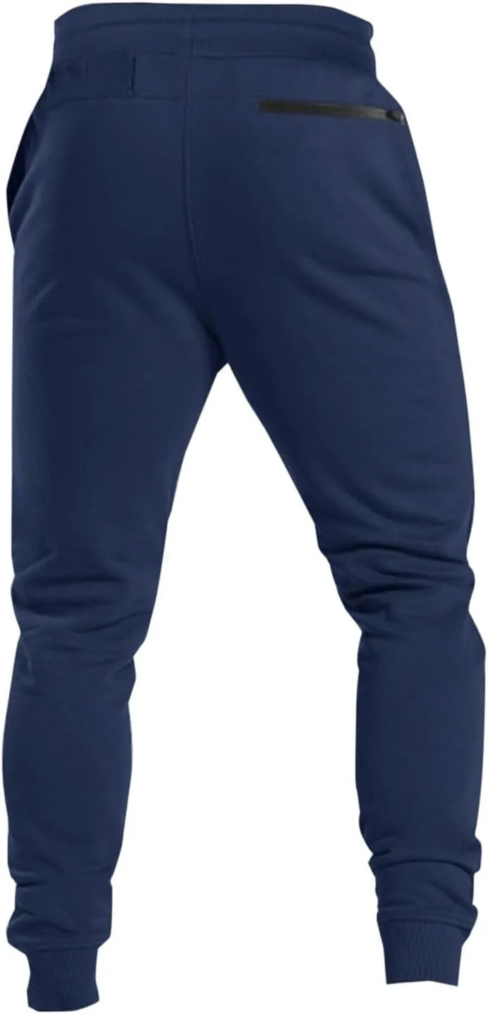 Mens Sweatpants Joggers Lightweight Elastic Waist Drawstring Athletic Gym Workout Hiking Trouser Casual Tapered Pants