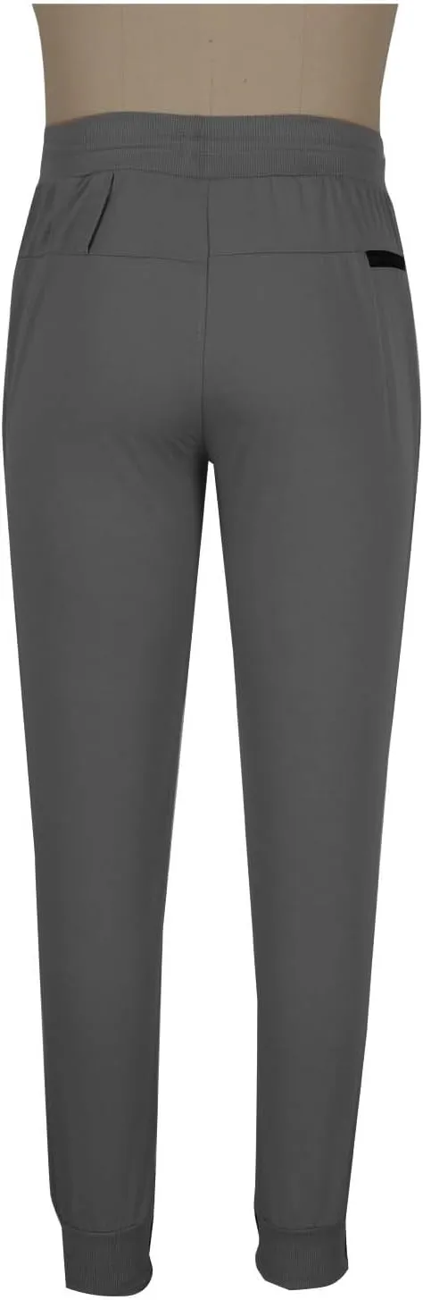 Mens Sweatpants Joggers Lightweight Elastic Waist Drawstring Athletic Gym Workout Hiking Trouser Casual Tapered Pants