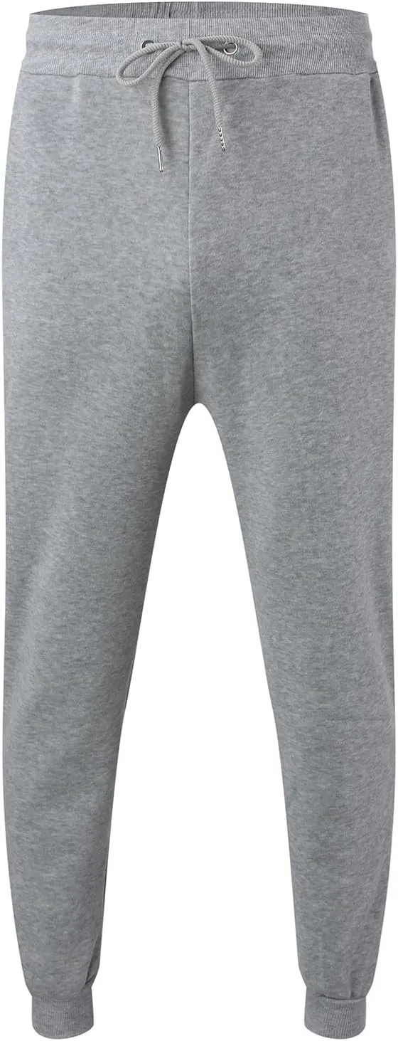 Mens Sweatpants, Men's Lightweight Sweatpants Loose Fit Open Bottom Athletic Running Jogging Pants with Pockets