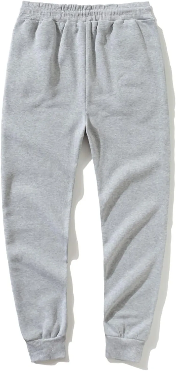 Mens Sweatpants, Men's Lightweight Sweatpants Loose Fit Open Bottom Athletic Running Jogging Pants with Pockets