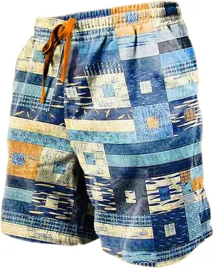 Mens Swim Trunks Quick Dry Board Shorts with Side Pockets and Mesh Lining Funny Swimwear Bathing Shorts Breathable Fit 2025