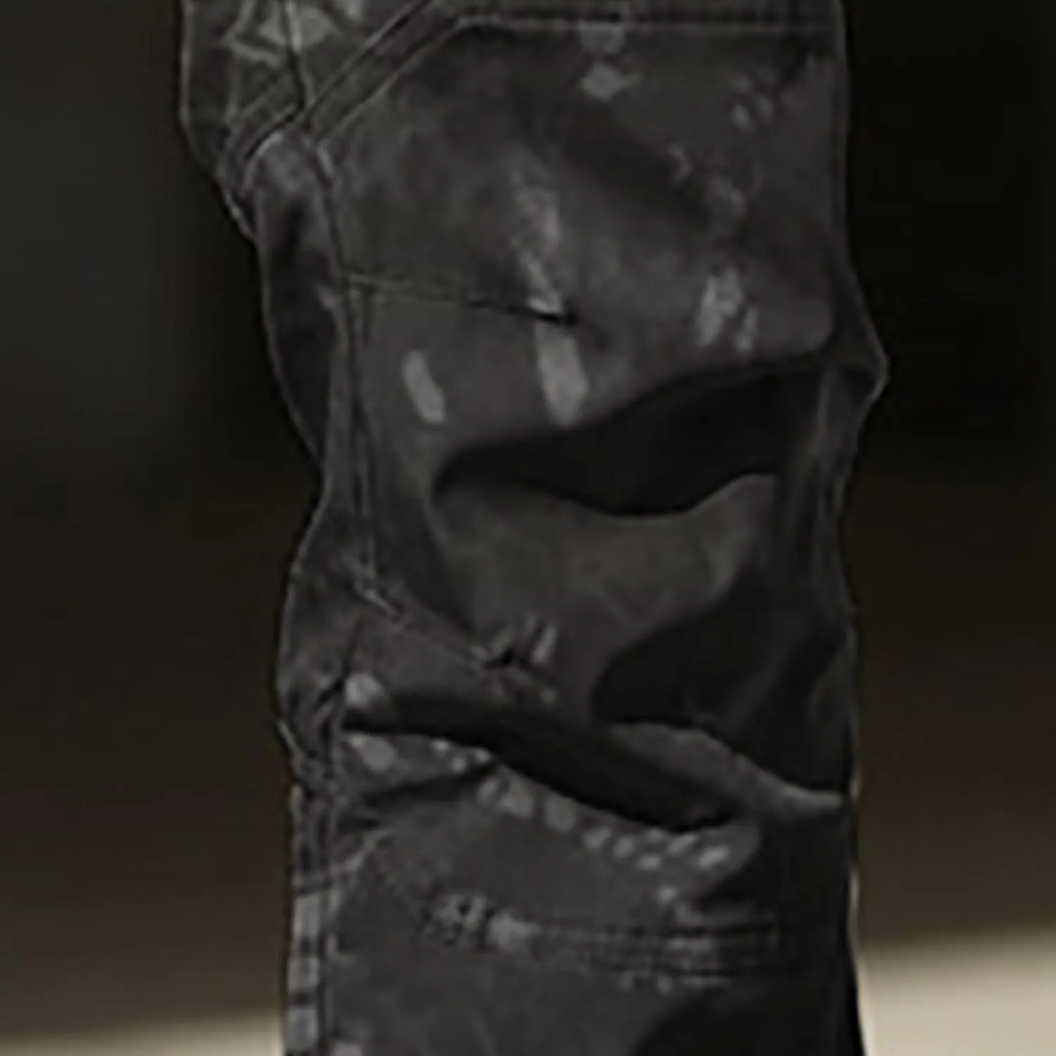 Men's Tapered Hiking Cargo Pants Lightweight Water-Resistant Flex Ripstop Trousers Outdoor Casual Jogger Camo Lounge Pants