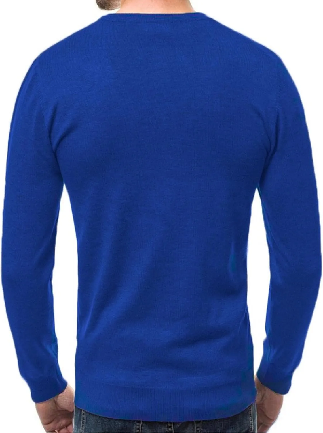 Men's V Neck Casual Lightweight Cardigan Soft Long Sleeve Sweaters Pocket Button Down Knitted Open Sweater