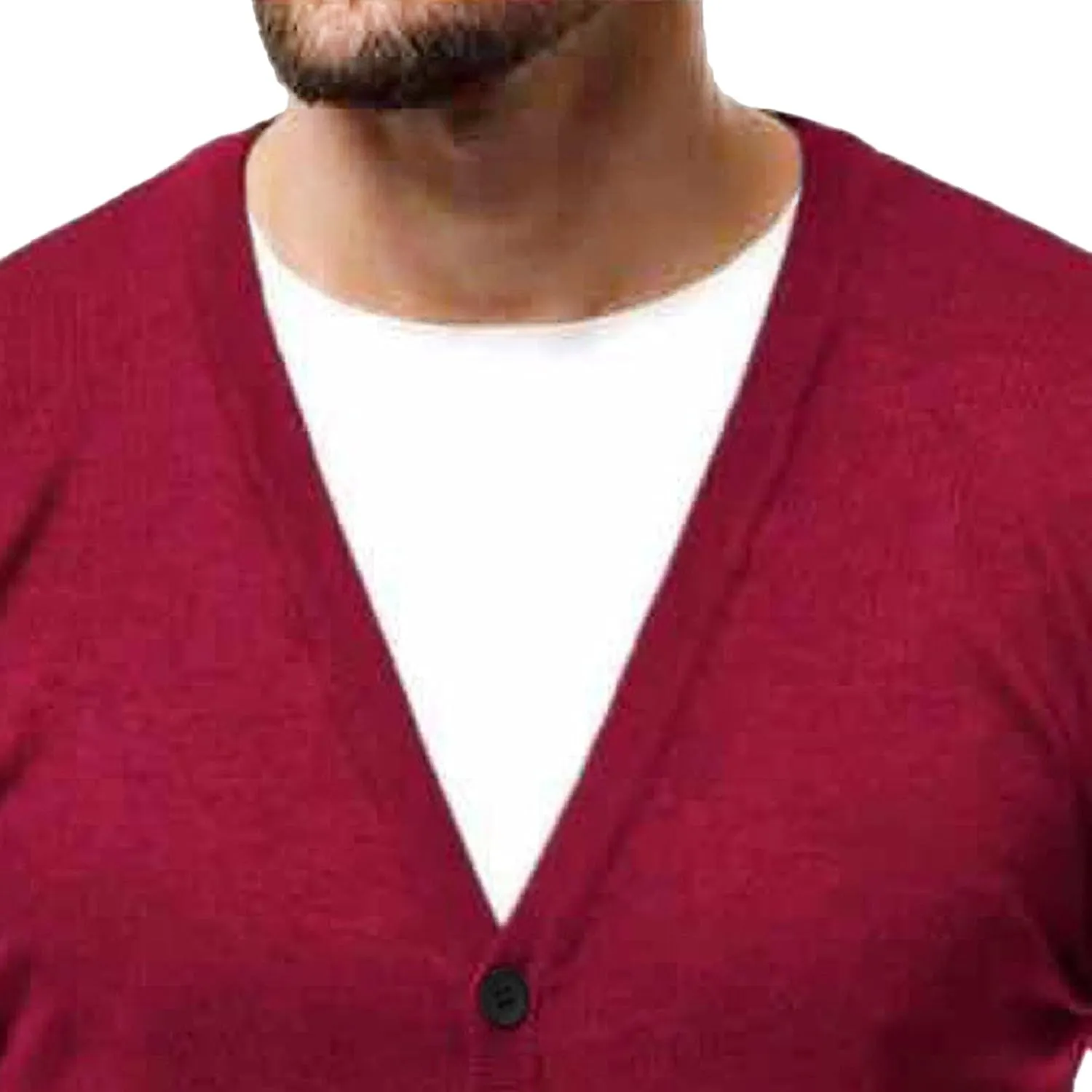 Men's V Neck Casual Lightweight Cardigan Soft Long Sleeve Sweaters Pocket Button Down Knitted Open Sweater