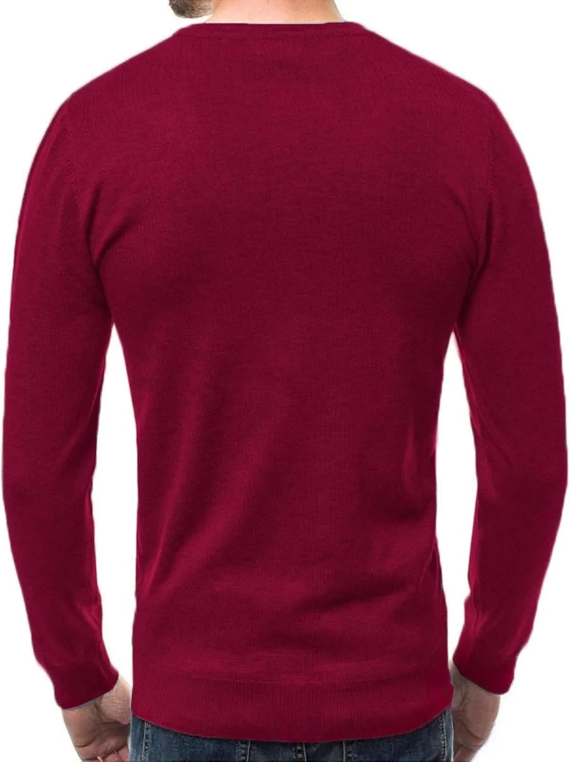 Men's V Neck Casual Lightweight Cardigan Soft Long Sleeve Sweaters Pocket Button Down Knitted Open Sweater