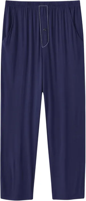 MoFiz Men's Modal PJ Bottom Jersey Knit Pajama/Lounge Pants Sleepwear
