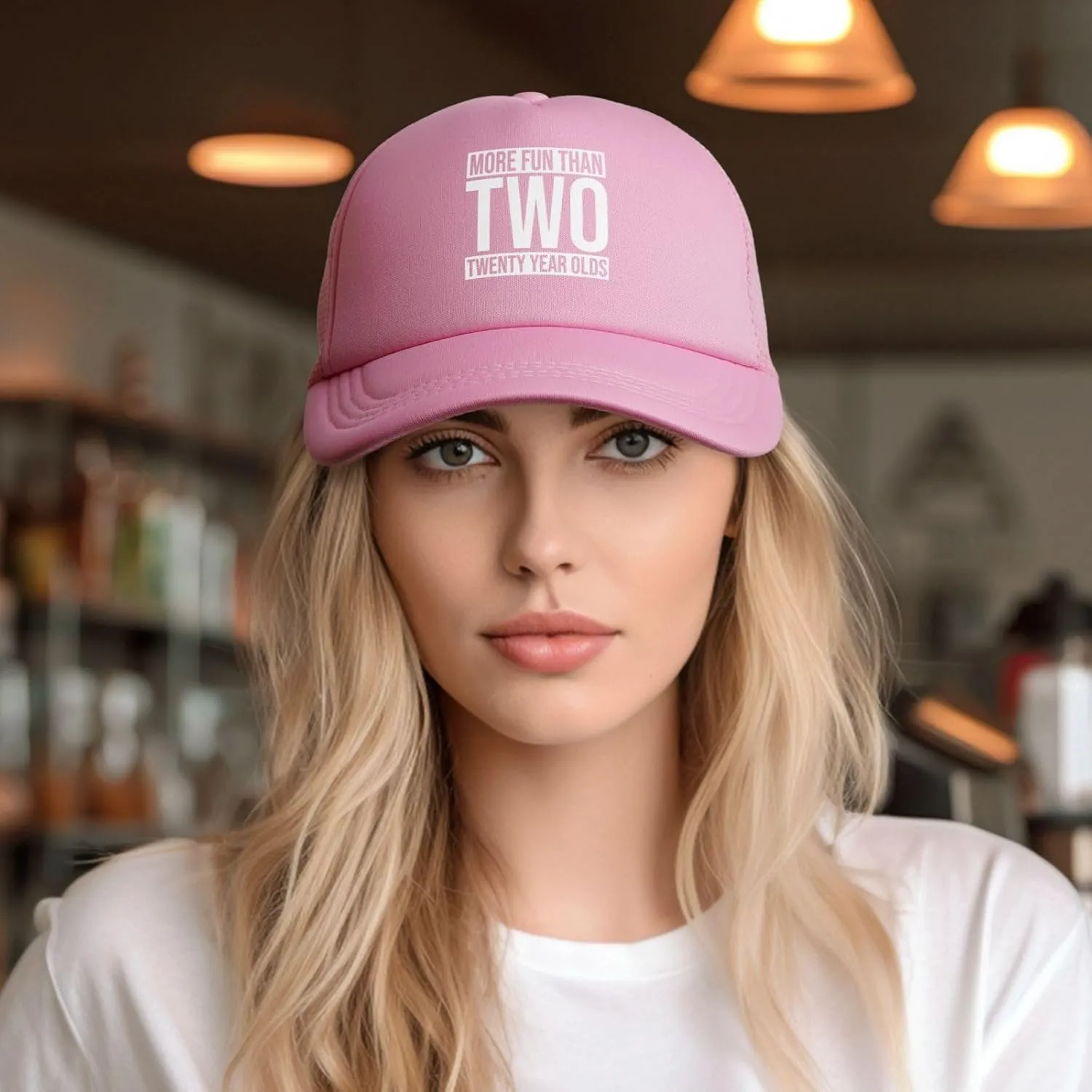 More Fun Than Two Twenty Year Olds Hats Classic Mesh Dad Hat for Men Women Adjustable Black Baseball Cap