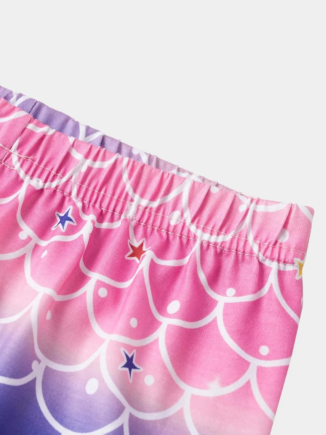MyFav Pajama Set Big Girls Comfy PJS Lovely Heart Shape Printed Sleepwear Nighty