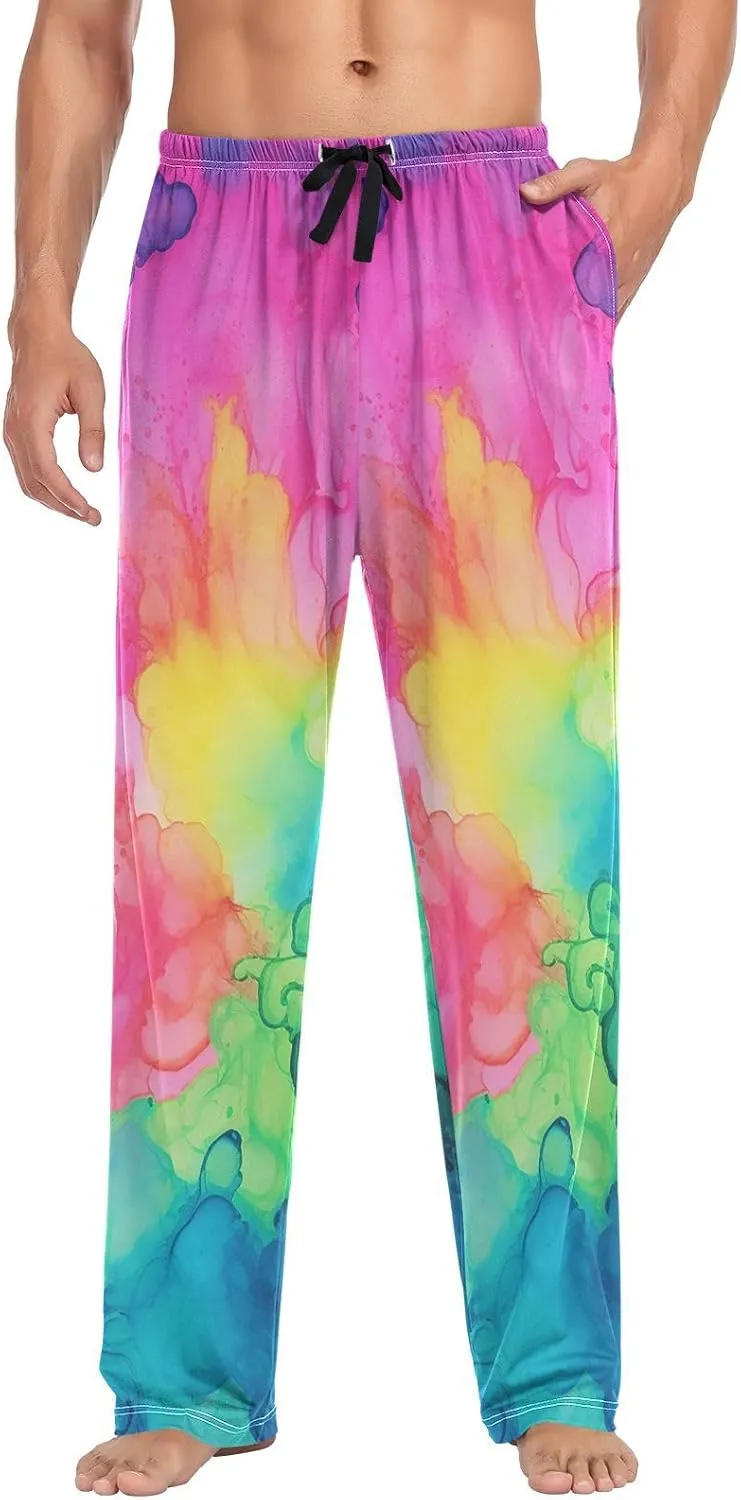 Neon Color Men's sleep pants Pajama Pants Sleepwear Lounge Pajama Bottoms S-XXL