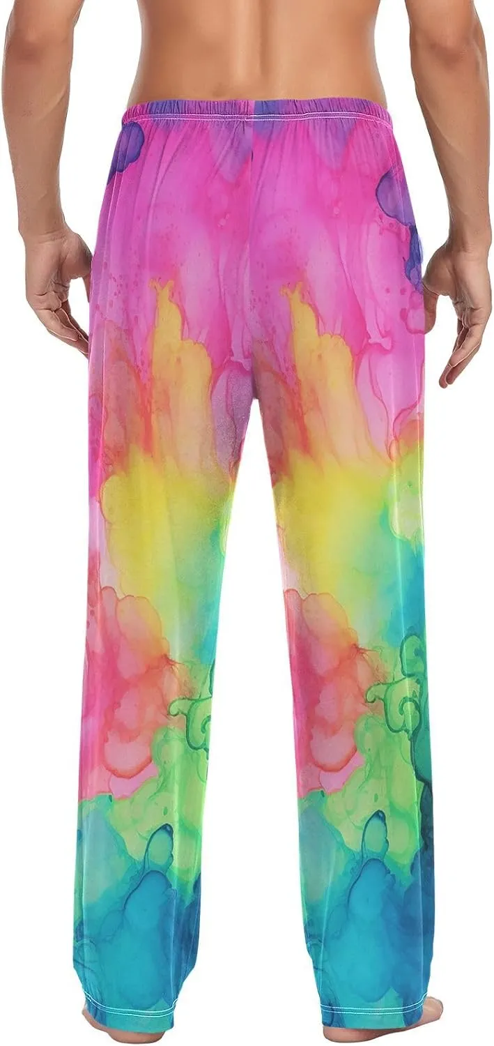 Neon Color Men's sleep pants Pajama Pants Sleepwear Lounge Pajama Bottoms S-XXL