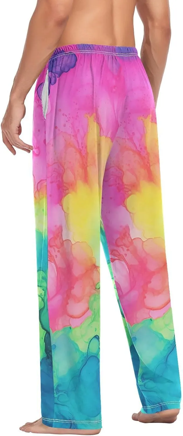 Neon Color Men's sleep pants Pajama Pants Sleepwear Lounge Pajama Bottoms S-XXL